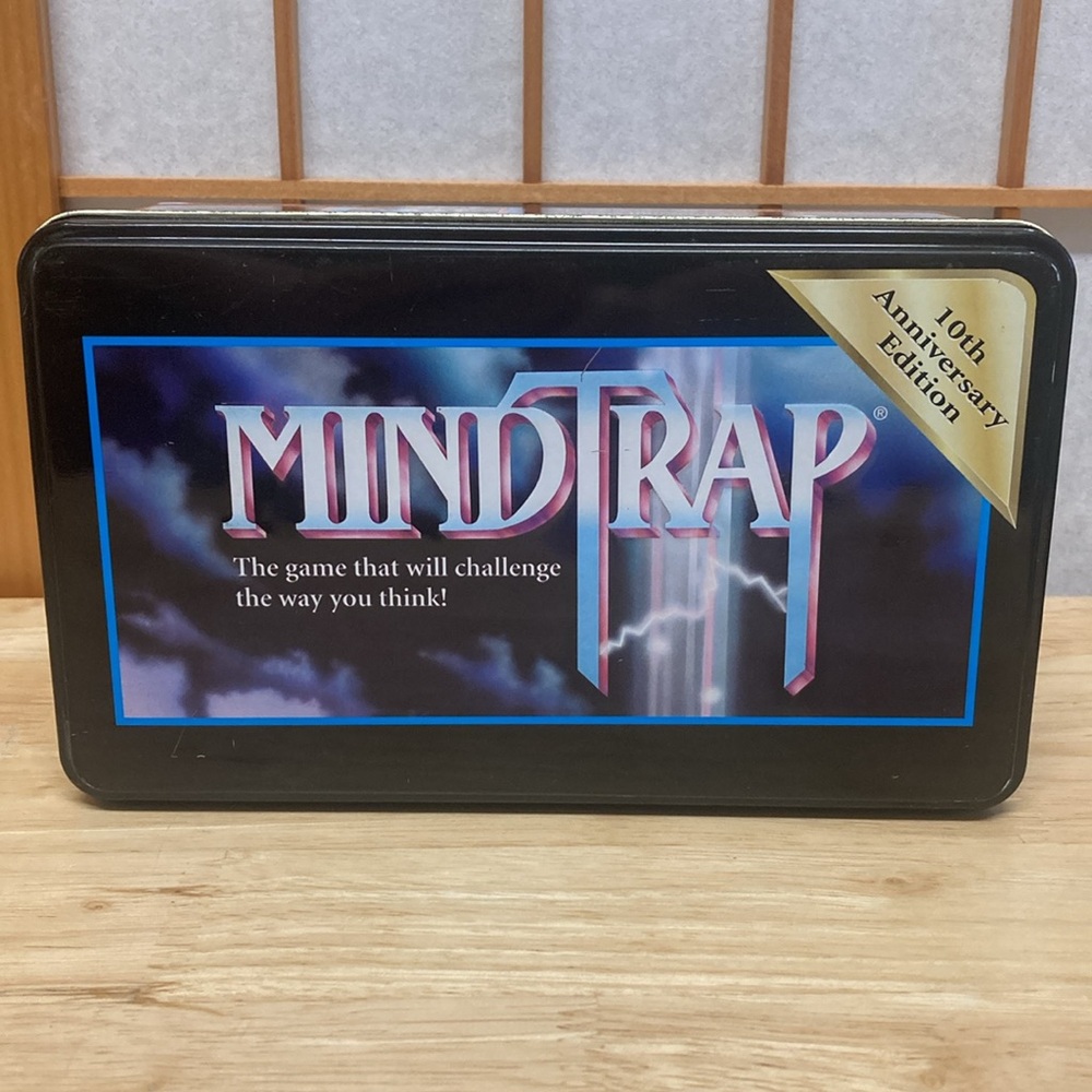 Mindtrap Game 10th Anniversary Edition in Original Tin
